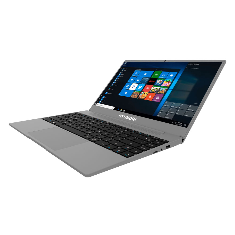 Laptop Hyundai HyBook Plus, 14.1", Intel Core i3, 8GB RAM, 256GB SSD, Windows 10 Home SL -Gris