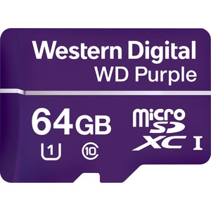 microSDXC Western Digital Purple WDD064G1P0A - 64 GB - Class 10/UHS-I (U1)