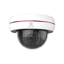 Cámara de seguridad EZVIZ Husky Dome, HD 1080p, con video Wi-Fi para exteriores, compatible con Alexa - Blanco